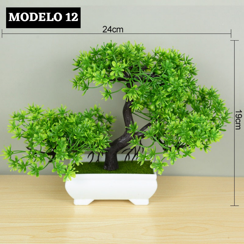 Árvore Bonsai Artificial -  Edição Exclusiva! 23 cm (Frete Grátis)