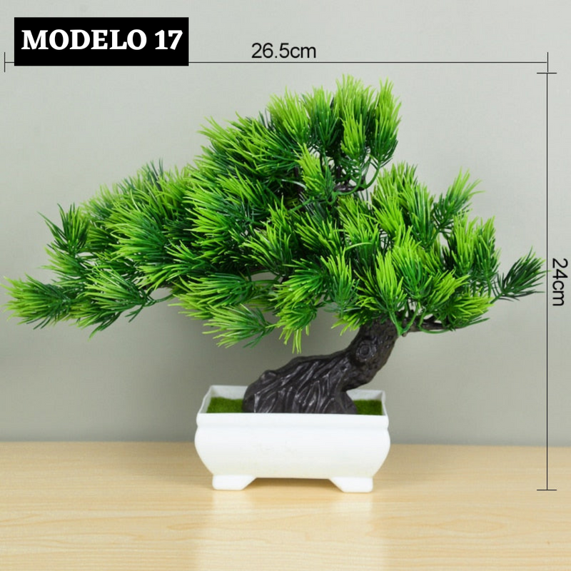 Árvore Bonsai Artificial -  Edição Exclusiva! 23 cm (Frete Grátis)