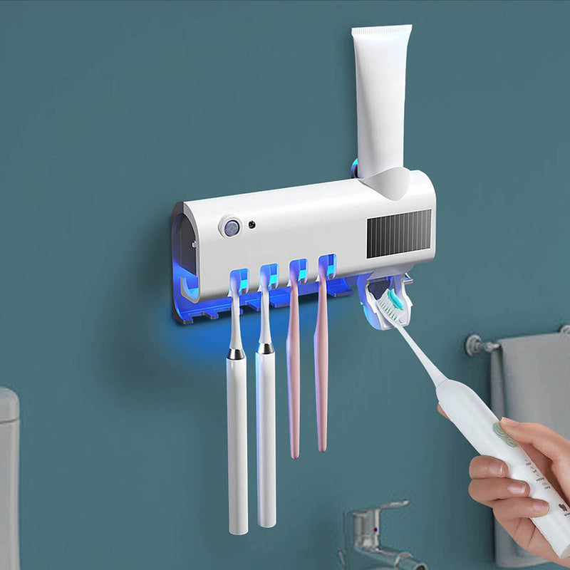 Dispenser para escova e pasta de dente (Frete Grátis)